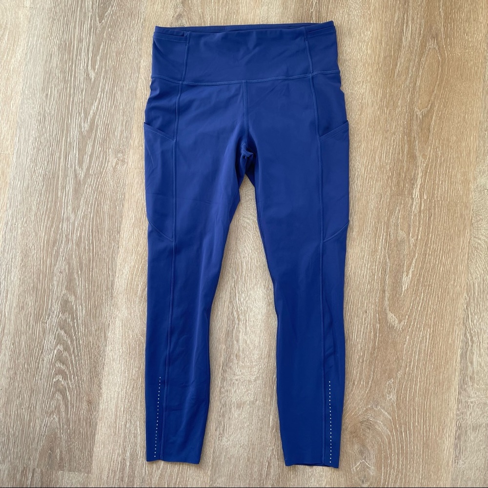 Lululemon fast & free 7/8 25” tight II nulux psychic blue - Picture 9 of 16